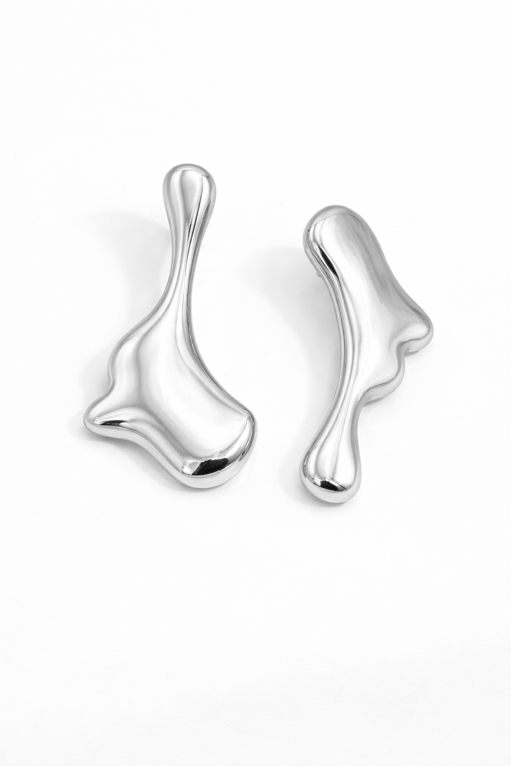 Conjunto Ondas Orgânicas Prateado