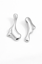 Conjunto Ondas Orgânicas Prateado